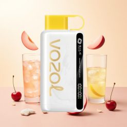 Cereja Pêssego Limonada VOZOL STAR 12000 Pufes Recarga Rápida 30%
