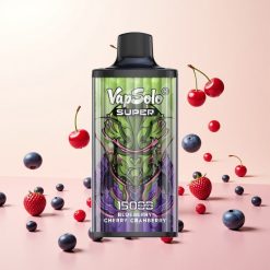 Mirtilo Cereja Cranberry Vapsolo Super 15000 Puffs 40ml