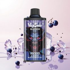 Mirtilo Groselha Negra Gelo Vapsolo Super 15000 Bocadas 40ml