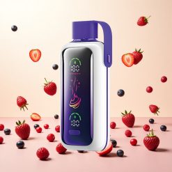 Mistura de Frutas Vermelhas VOZOL Star 20000 Tragadas Tela Espelho HD